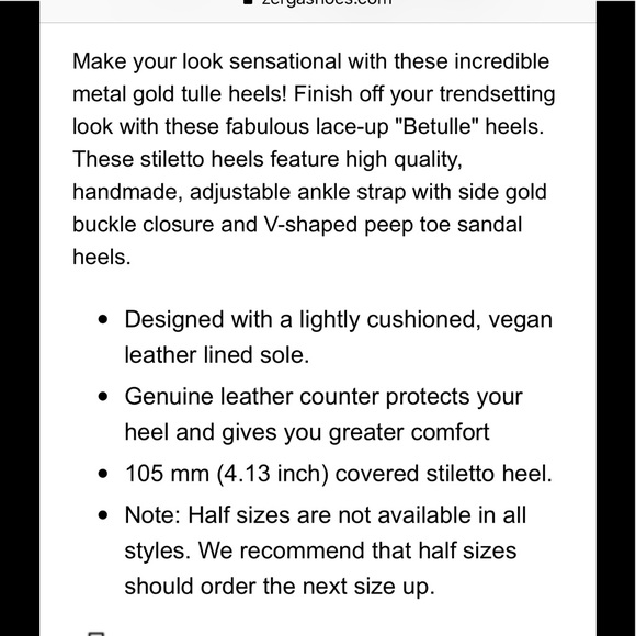 Betulle, by Zerga Stellar, statement citron heel. - Picture 6 of 6